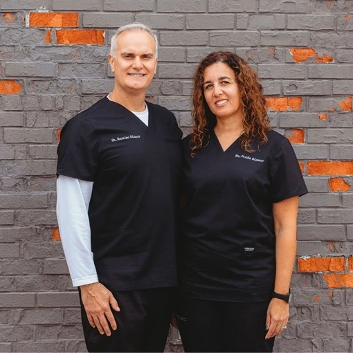 Chiropractor Louisville KY Massimo Bianco & Frida Bianco Brick Wall
